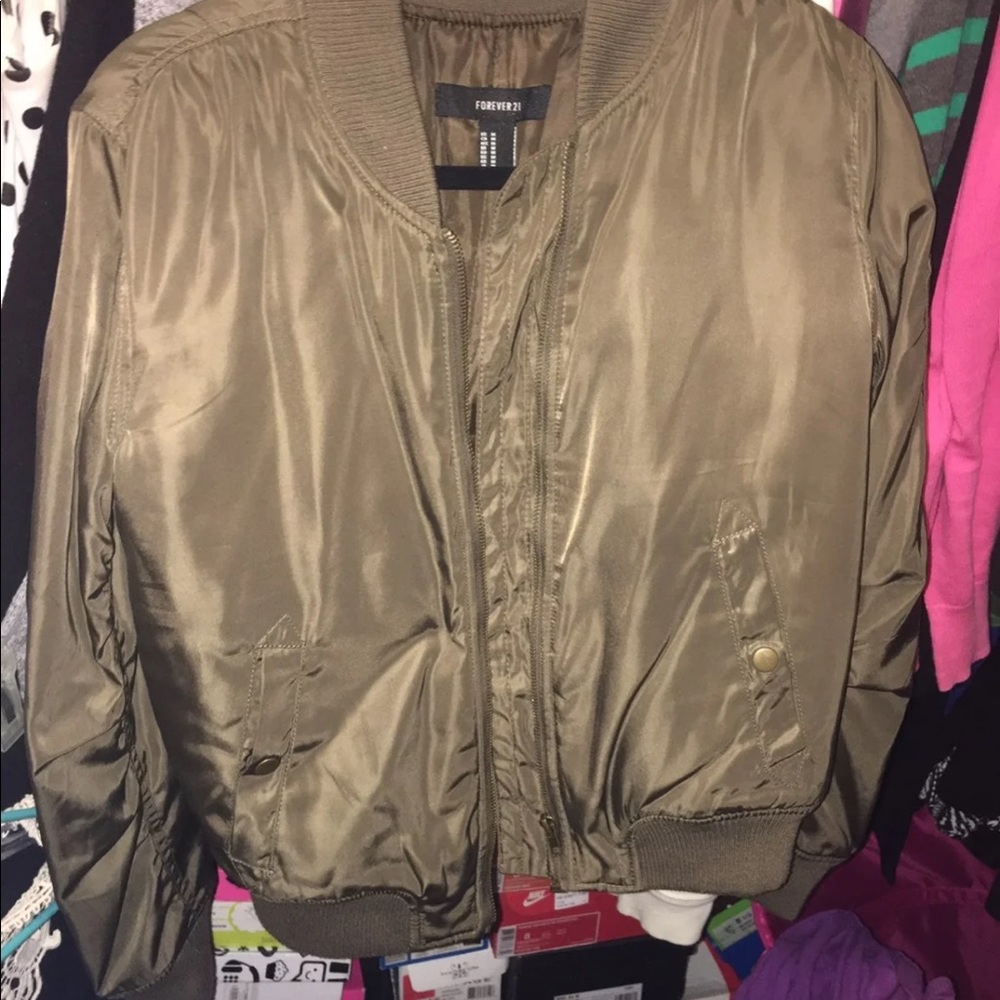 Green Bomber Jacket